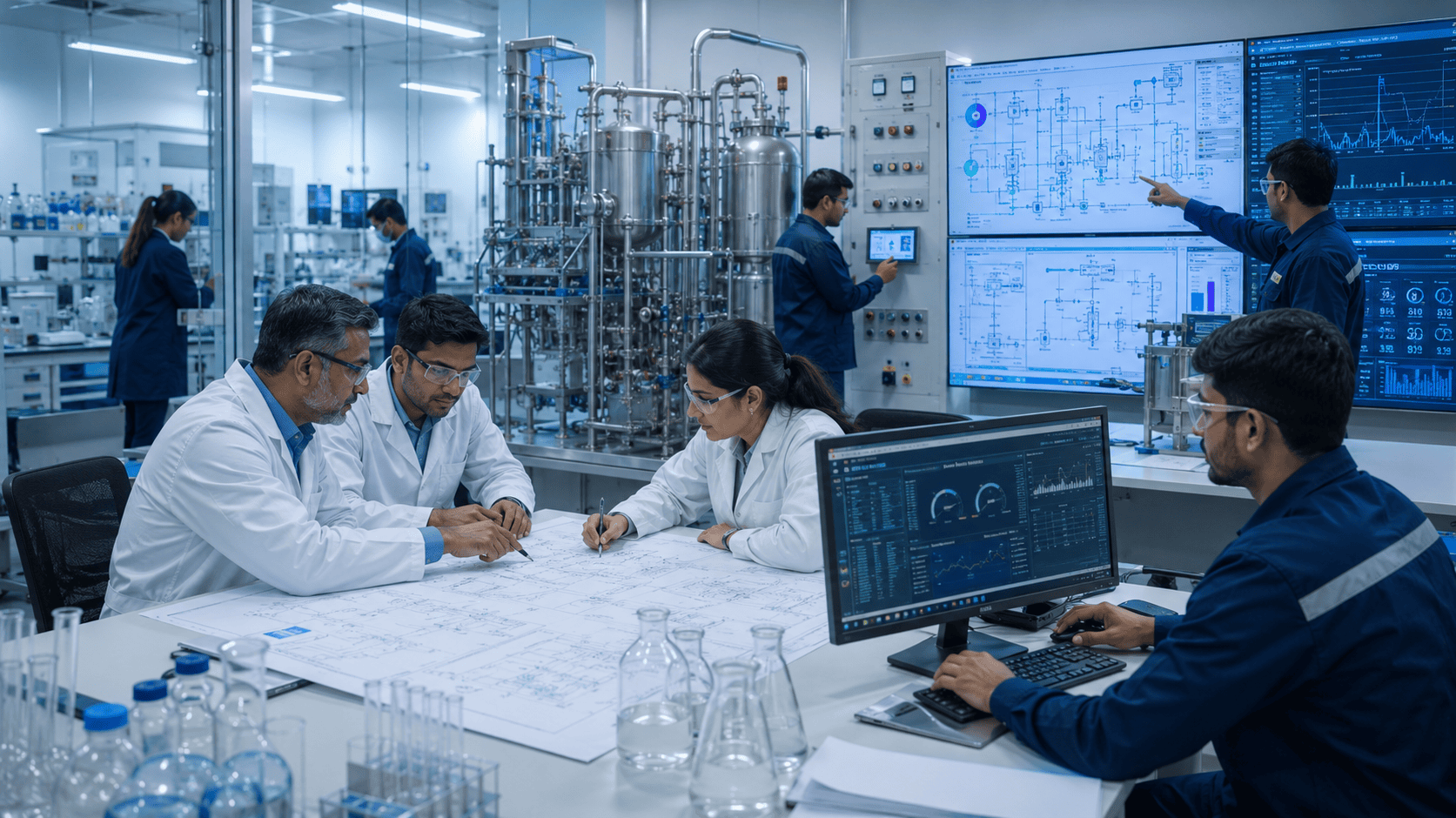 In-house R&D for Process Optimization – Process and engineering division
